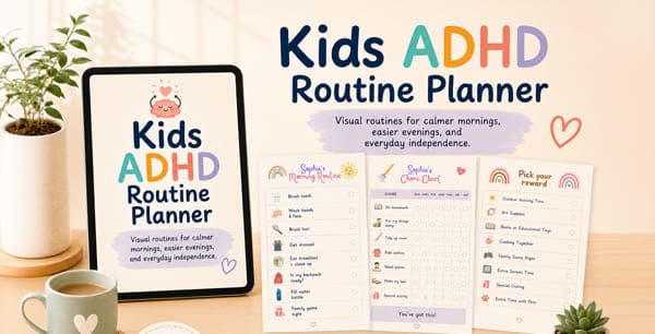 Kids ADHD Routine Planner